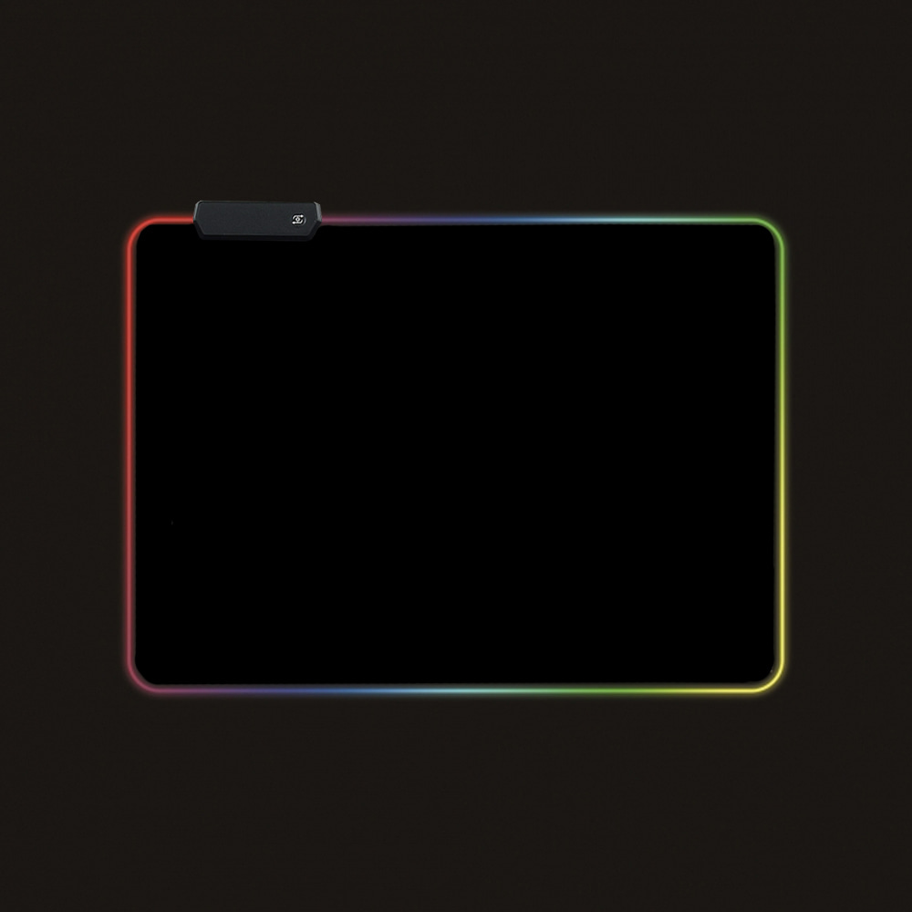 LED 게이밍 마우스패드 블랙 RGB 발광 마우스패드